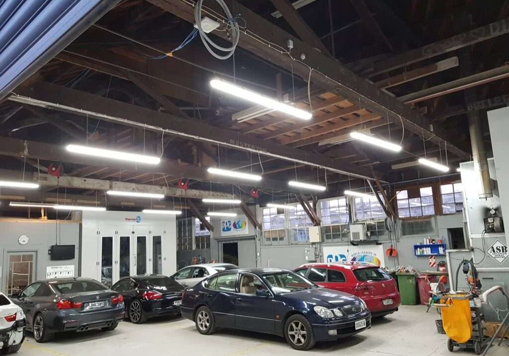 LED downlight installation by Roundhouse Electrical, Kapiti Coast electrician